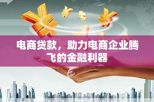 安仁电商贷款，助力电商企业腾飞的金融利器