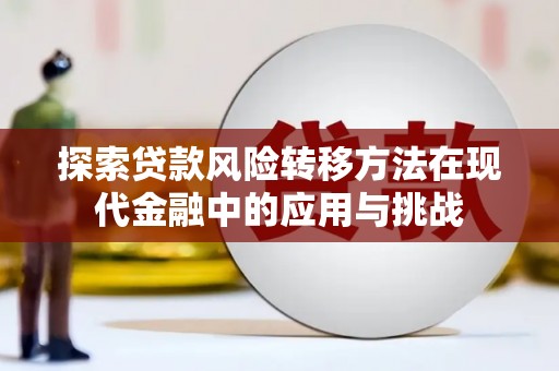 上林探索贷款风险转移方法在现代金融中的应用与挑战