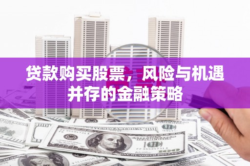 海兴贷款购买股票，风险与机遇并存的金融策略