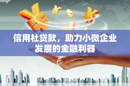 青州信用社贷款，助力小微企业发展的金融利器