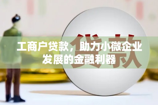 布尔津工商户贷款，助力小微企业发展的金融利器
