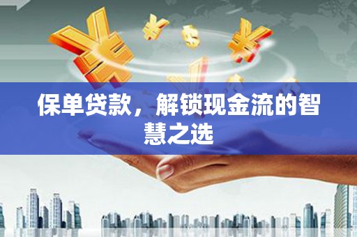 麻豆保单贷款，解锁现金流的智慧之选