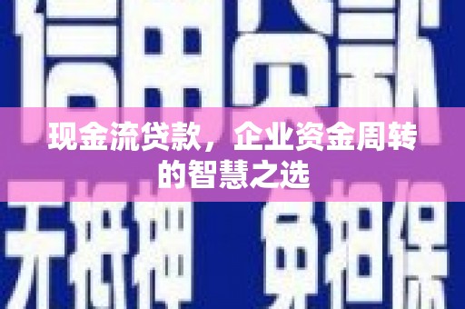 保税区现金流贷款，企业资金周转的智慧之选